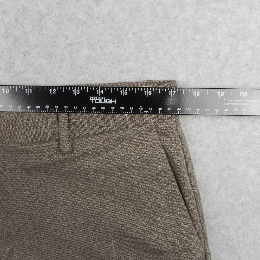 Banana Republic Pants Mens 34x29‎ Slim-Tapered Fit Dress Suit Flat Front Brown